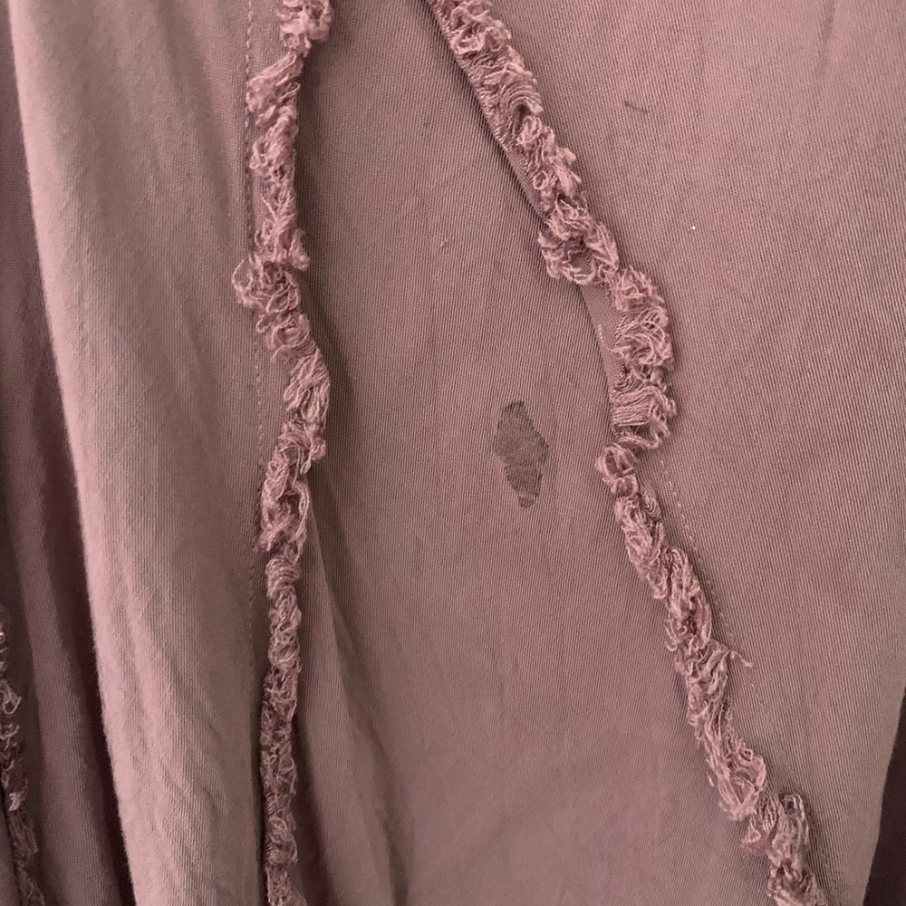 Free People Dusty Mauve Handkerchief Hem Tank Dress - Picture 4 of 4